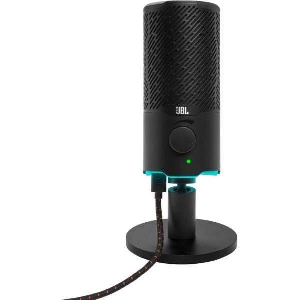 JBL Quantum Stream (Podcast Mic, Dual pattern premium USB Microphone for Streaming, Recording and Gaming)