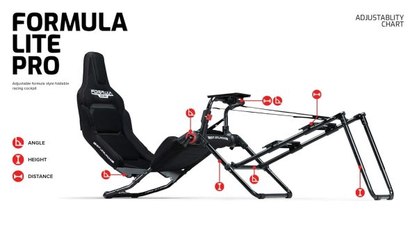 Next Level Racing Formula Lite Pro Foldable Cockpit (NLR-S038)