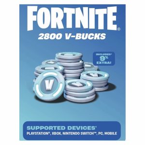 FORTNITE Digital V-Bucks 2800 - PlayStation/Xbox/Nintendo Switch/PC/Mobile