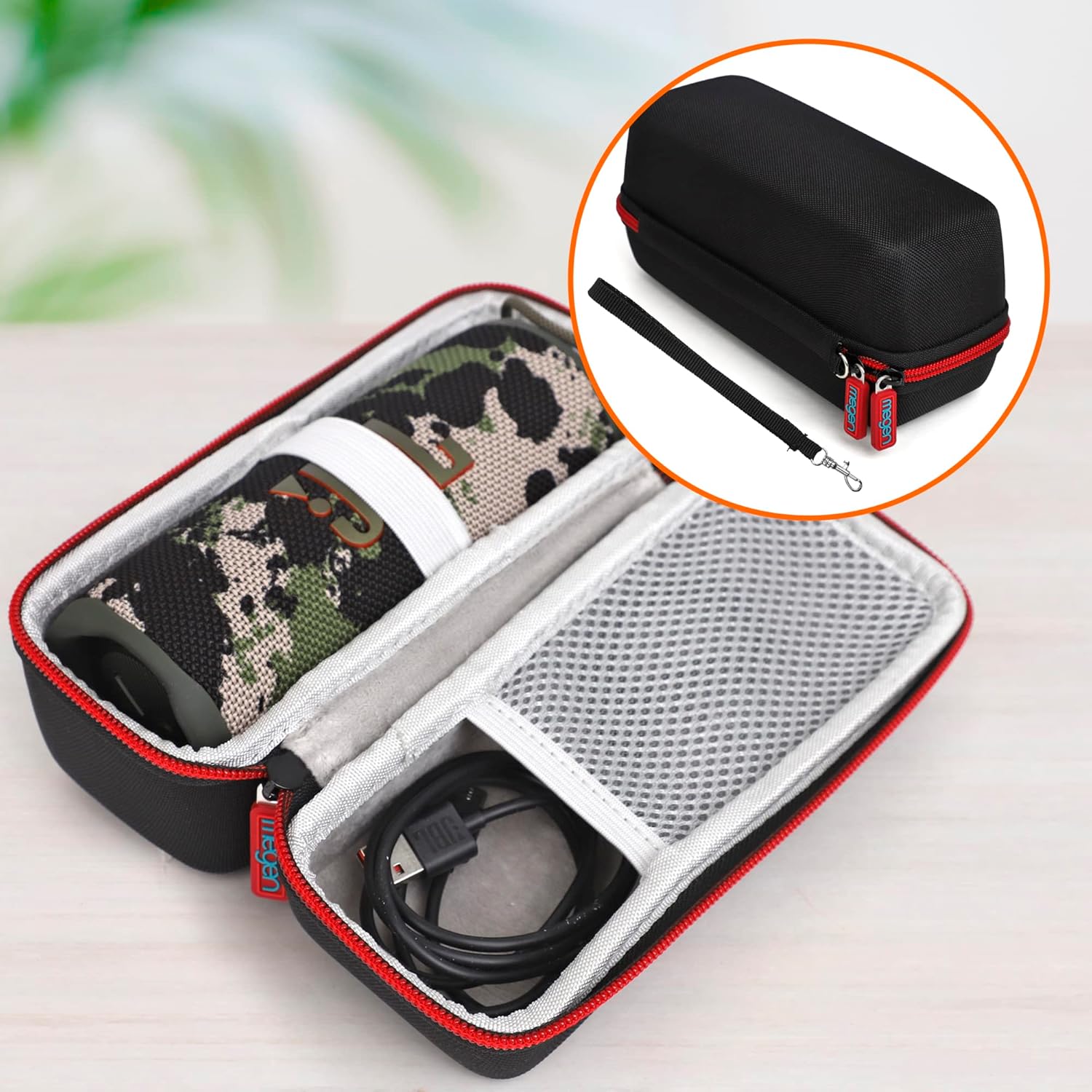 JBL Flip 6 Portable Bluetooth Speaker - Camouflage - Image 5
