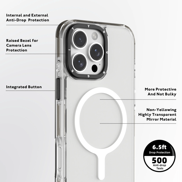 iPhone 16 Pro Max Crystal Glossy Clear Case