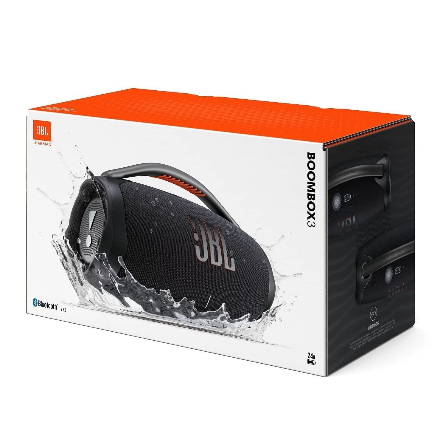 JBL Boombox 3 - Portable Bluetooth Speaker (Black)