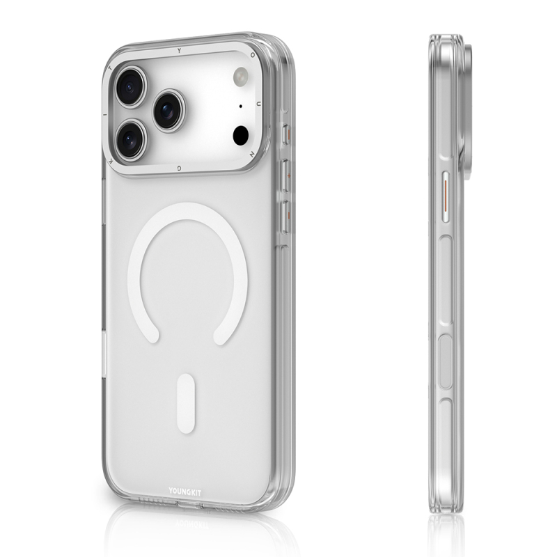 iPhone 17 Pro Max MagSafe Case - Transparent Anti Yellowing Crystal Shield