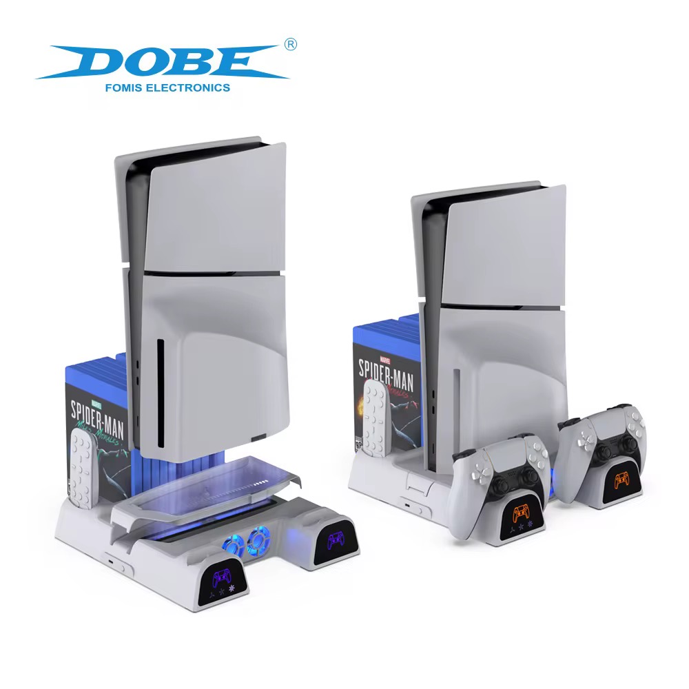 Dobe PS5 Slim Multi-Function Cooling Charging Station for PS5, PS5 Slim & PS5 Pro