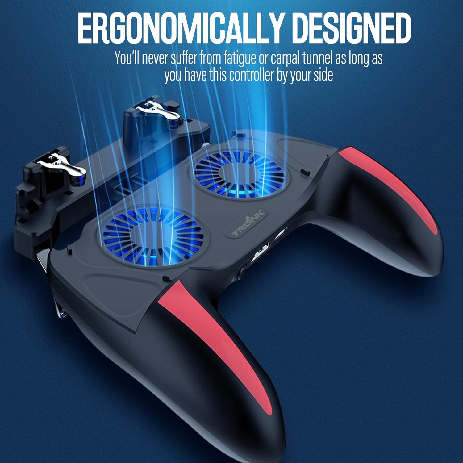 Mobile Game Controller with Cooling Fan & 4000mAh Power Bank - H10 - Image 3