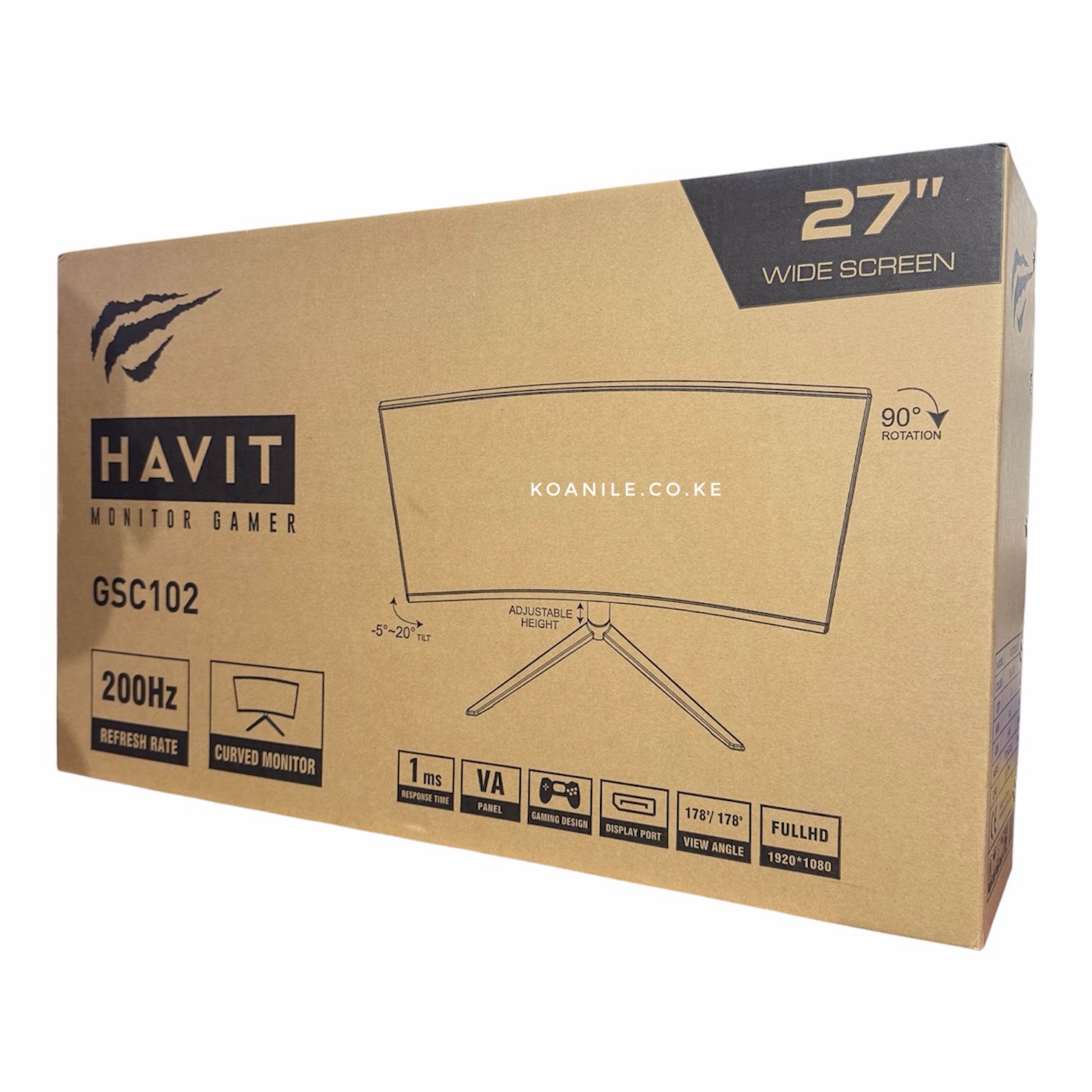 Havit 27″ Curved Gaming Monitor - GSC102 - Image 2