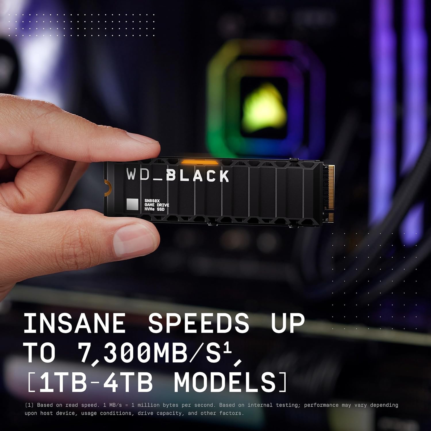 PS5 4TB Expansion SSD WD_Black SN850X NVMe with Heatsink - Image 5