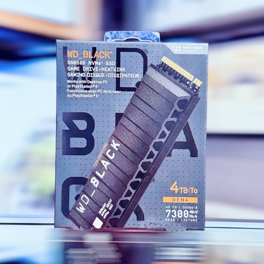 PS5 4TB Expansion SSD WD_Black SN850X NVMe with Heatsink
