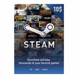 Steam Gift Card 10 USD - USA