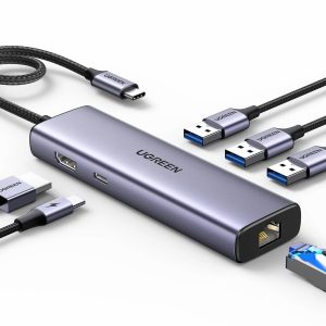 UGREEN 6-in-1 USB-C Hub Multifunction Adapter