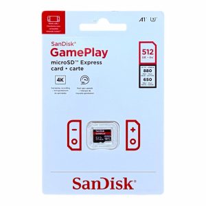 SanDisk microSD Gameplay Memory Card 512GB - 880MB/s Read